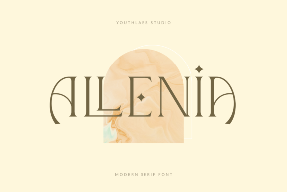 Allenia: A Refined Serif Typeface for Editorial Design