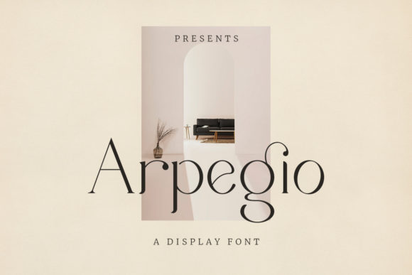 Arpegio: The Elegant Serif Font for Luxury Handmade Crafts
