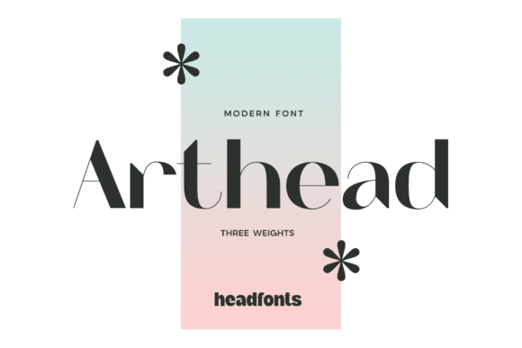 Arthead Typeface: Elevating Handmade Brand Identity