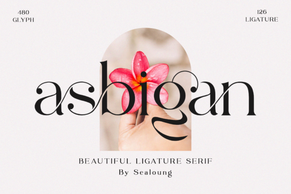 Asbigan: A Delicate Serif for Luxury Brand Identity