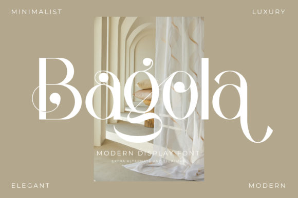 Bagola Serif Font: Elevate Handmade Product Branding