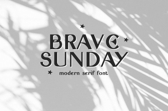 Brave Sunday: A Balanced Sans Serif Typeface for Modern Editorial Design