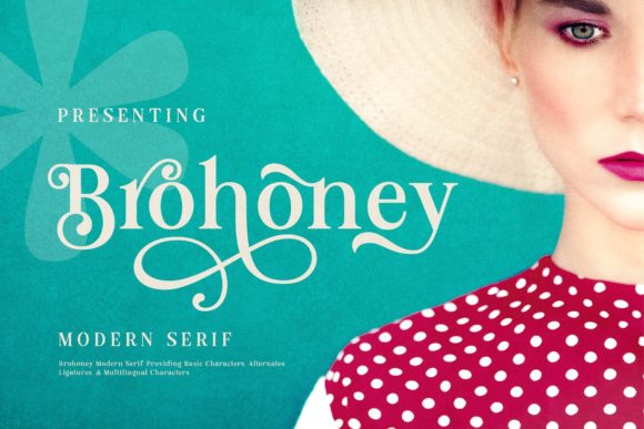 Brohoney: The Elegant Serif Typeface for Polished Branding
