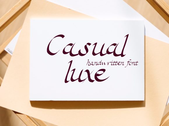 Casual Luxe: The Elegant Script Typeface for Modern Web Design