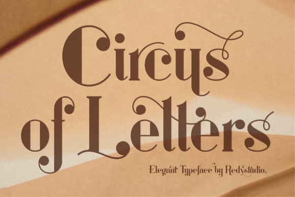 Circus of Letters: A Stylish Serif for Modern Digital Design