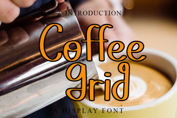 Coffee Grid: The Playful Serif Font for Handmade Labels and Printables