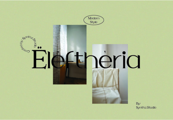 Eleftheria: The Elegant Serif Font for High-Impact Campaigns