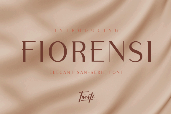 Fiorensi: A Modern Serif Typeface for Elegant Web Design