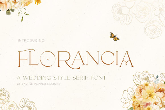 Florancia: A Dainty Serif Typeface for Editorial Design