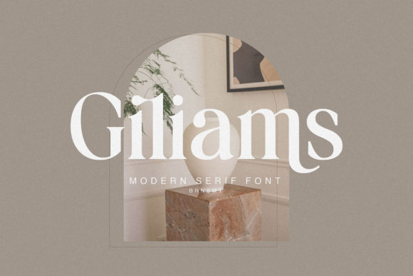 Giliams: A Distinct Serif Typeface for Editorial Design