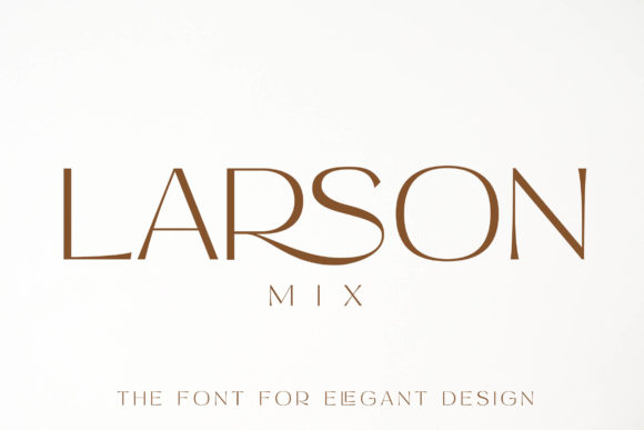 Larson Mix: A Delicate Sans Serif for Editorial Design