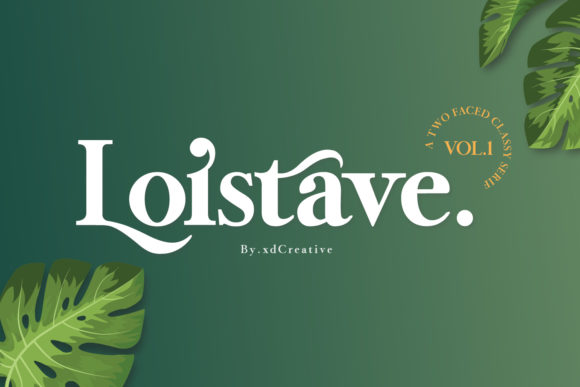 Loistave: The Elegant Serif Font for Scroll-Stopping Social Media Graphics