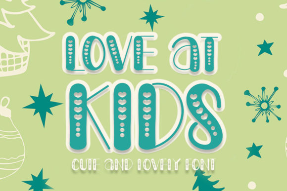 Love at Kids: A Delicate Typeface for Modern Web Design