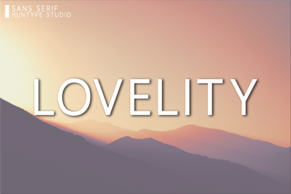 Lovelity: The Minimal Sans Serif Font for Handmade Creators