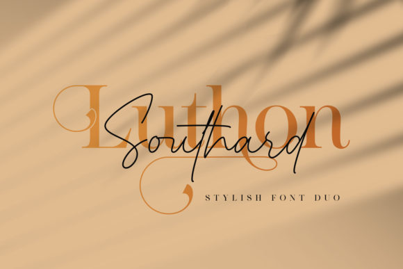 Luthon Southard: A Refined Serif and Script Duo for Editorial Design