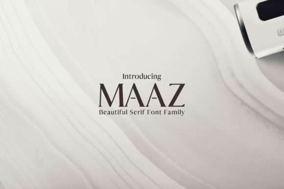Maaz Family: A Premium Serif Typeface for Elegant Branding