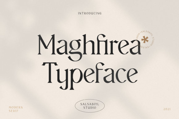Maghfirea: A Refined Serif Typeface for Editorial Design
