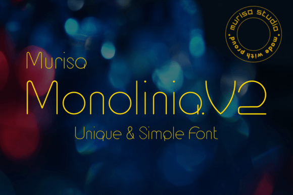 Monolinia: The Modern Sans Serif Font for Handmade Branding