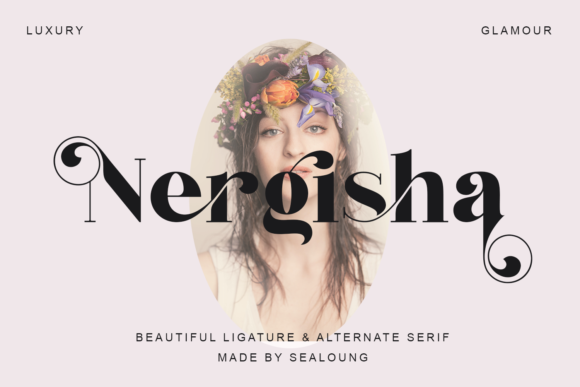 Nergisha: The Elegant Serif Typeface for Editorial Design