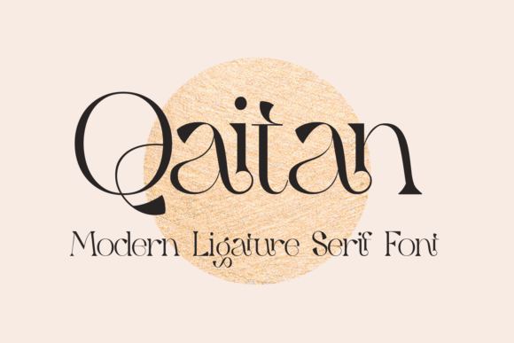 Qaitan: A Stylish Serif Font for Modern Campaign Design