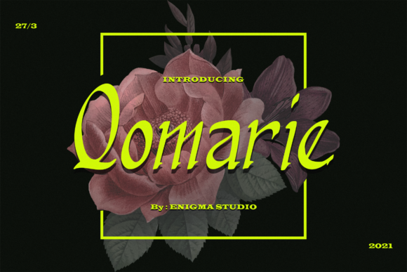 Qomarie: The Elegant Serif Font for Handmade Products