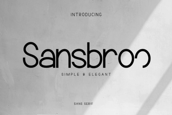 Sansbroo: A Refined Sans Serif Typeface for Modern Editorial Design