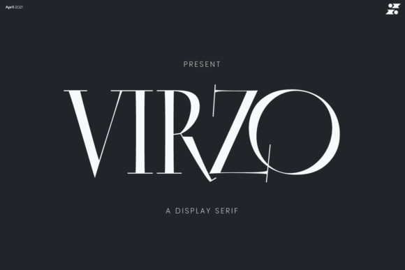 Virzo Typeface: Elevating Editorial Design with Elegant Serif Style