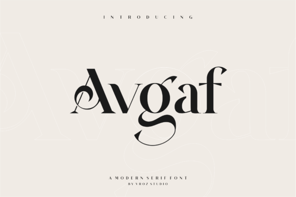 Why Avgaf Is the Serif Font That Transformed My Brand Identity